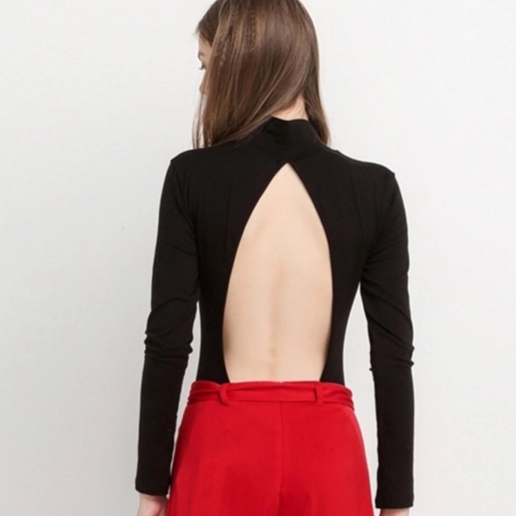 Tops - 💋💄👠 New Sexy back Long Sleeve bodysuit